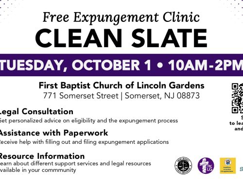 Free Expungement Clinic Scheduled for October 1, 2024 in Somerset